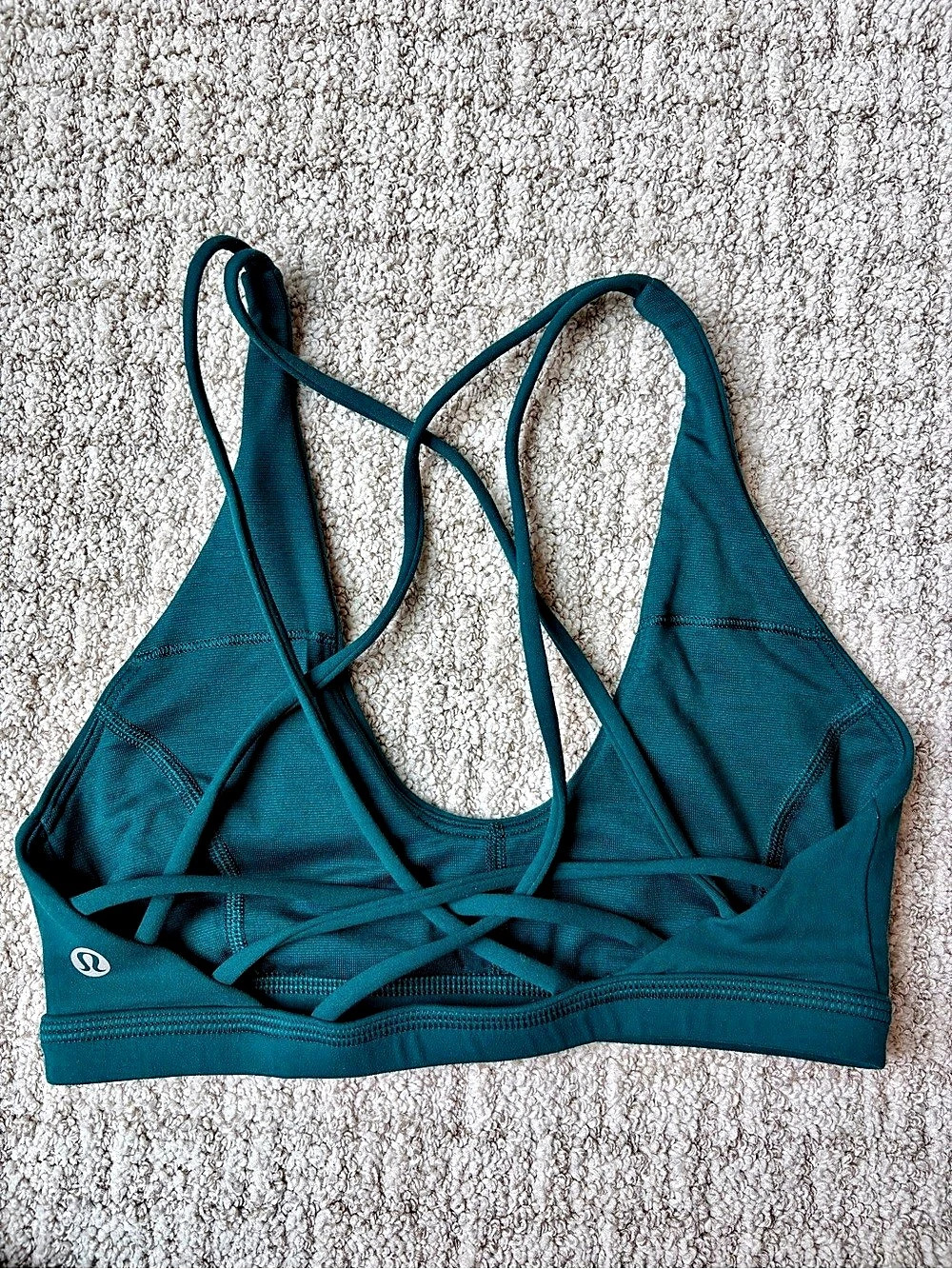lululemon Free to Be Serene Sports Bra Remixed Marine